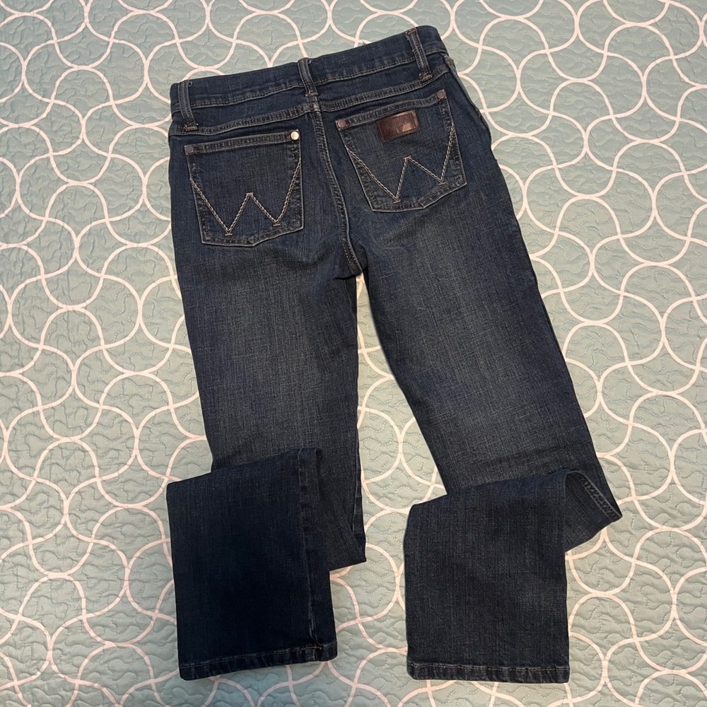 Wrangler Indigo Boot Cut Jeans “Retro” - Picture 2 of 9